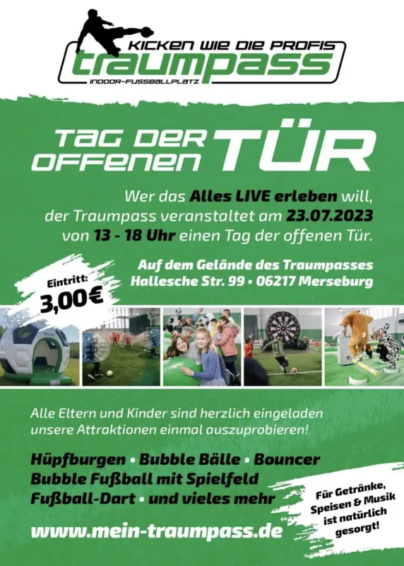 Tag der offenen Tür im Traumpass Merseburg