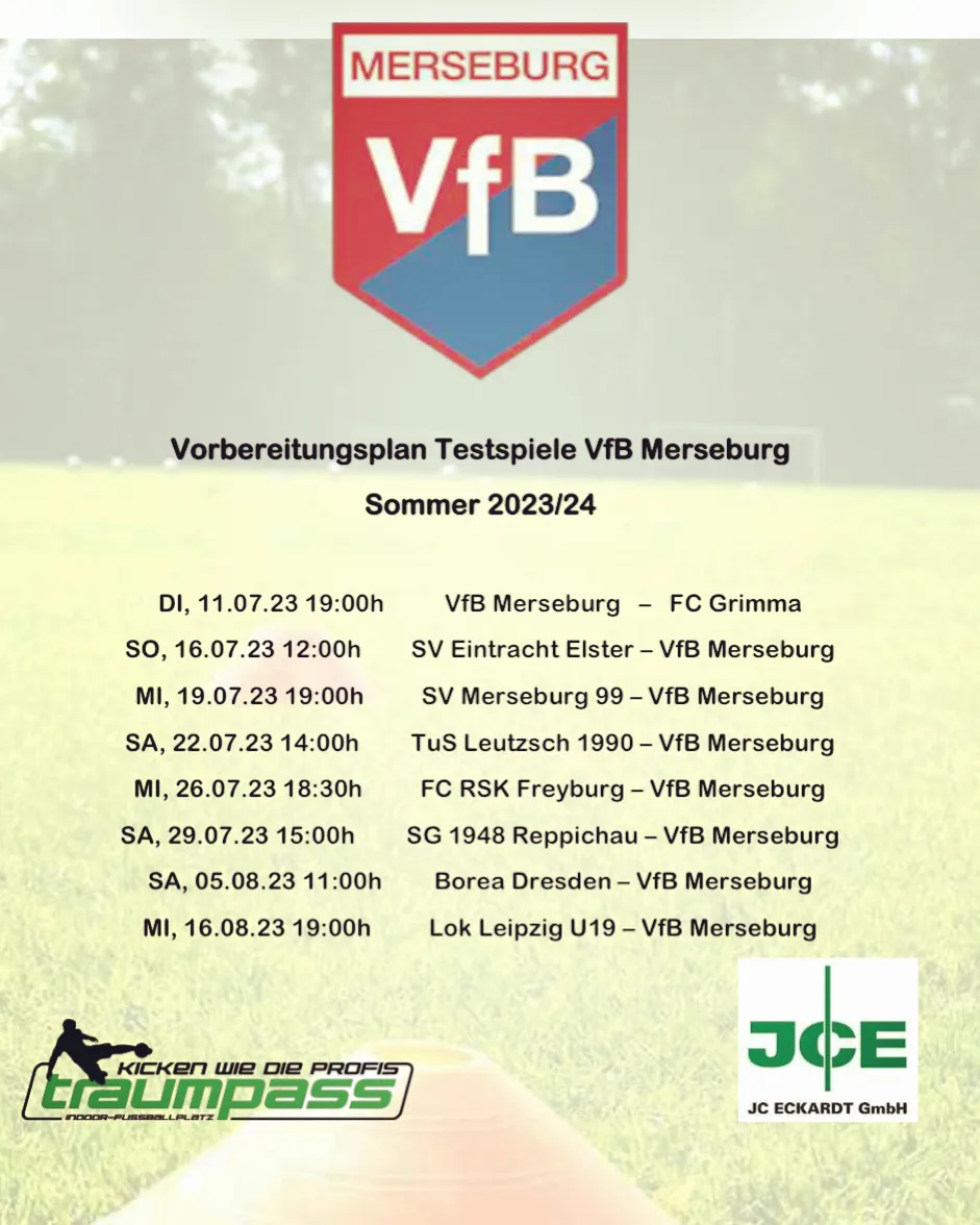 Vorbereitung Sommer Saison 23/24